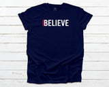 I Believe T-shirt Navy and Red