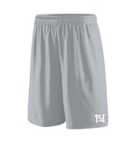 North-South Wicking Training Shorts Silver