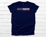 NorthSouth Open Brand T-shirt - Navy/White/Red