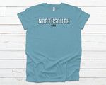 NorthSouth Outlined Heather T-shirt - Heather Aqua