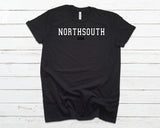 NorthSouth Outlined Heather T-shirt - Heather Black