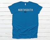 NorthSouth Outlined Heather T-shirt - Heather Deep Teal
