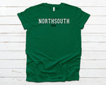 NorthSouth Outlined Heather T-shirt - Heather Grass Green