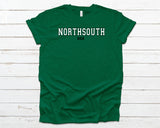 NorthSouth Outlined Heather T-shirt - Heather Grass Green