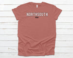 NorthSouth Outlined Heather T-shirt - Heather Mauve