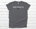 NorthSouth Outlined Heather T-shirt - Heather Storm